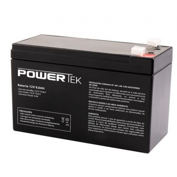 Bateria selada 12v/9ah - Powertek